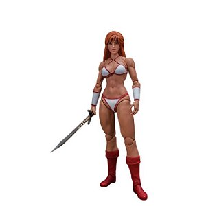 Action Figure Tyris Flare e Blue Dragon Golden Axe - Storm Collectibles