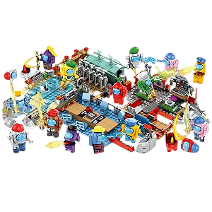 Among Us Desafio Galáctico - Kit de Montar com 982 Peças