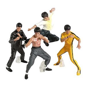 Conjunto 4 Figures Bruce Lee