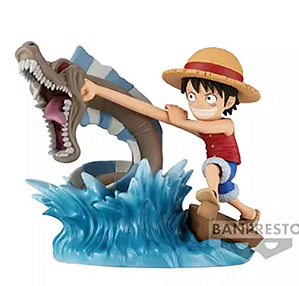Diorama Luffy Vs Lord of the Coast One Piece World Collectible - Bandai Banpresto
