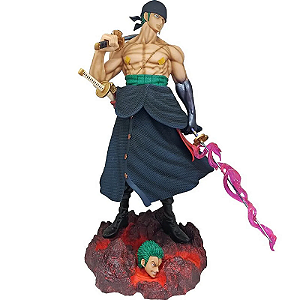 Estátua Roronoa Zoro Gigante 50Cm - One Piece
