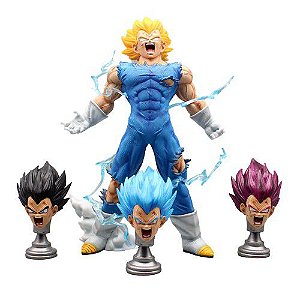 Estátua Vegeta Transformations SSJ - Dragon Ball