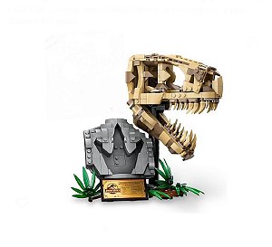Fósseis de dinossauros crânio de T.Rex - Jurassic World