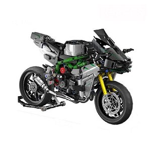 Moto Kawasaki Ninja - Blocos de Montar