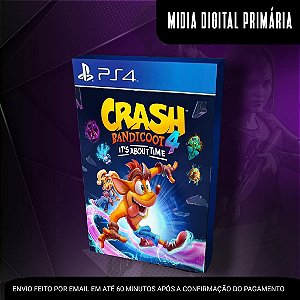 Crash Bandicoot 4 It’s About Time Ps4 Mídia Digital (Primária)