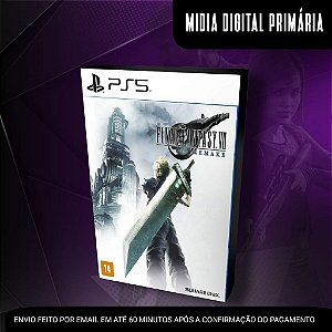 FINAL FANTASY VII REMAKE Ps5 Mídia Digital (Primária) (Retrocompatível)