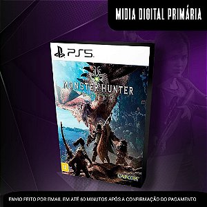 Monster Hunter Ps5 Mídia Digital (Primária) (Retrocompatível)