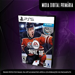 NHL 18 Ps5 Mídia Digital (Primária) (Retrocompatível)