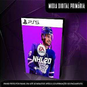 NHL 20 Ps5 Mídia Digital (Primária) (Retrocompatível)