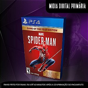 Spider Man: Game of the Year Edition Ps4 Mídia Digital (Primária)