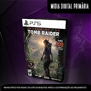 Shadow of the Tomb Raider Definitive Edition Ps5 Mídia Digital (Primária) (Retrocompatível)