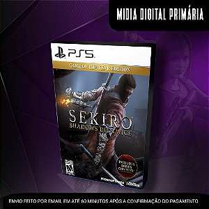 Sekiro: Shadows Die Twice - Edição G.O.T.Y Ps5 Mídia Digital (Primária) (Retrocompatível)