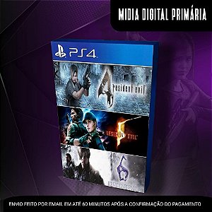 Resident Evil 4+5+6 Ps4 Mídia Digital (Primária)