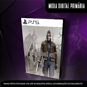 Resident Evil 4 (2005) Ps5 Mídia Digital (Primária) (Retrocompatível)