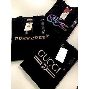 Kit atacado C/5 camisetas Multimarcas Estampada envia variadas sem repetir