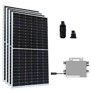 Kit Gerador Energia Solar 2,48kWp - Microinversor Deye c/ Wifi SUN2250 - Painel DAH Solar