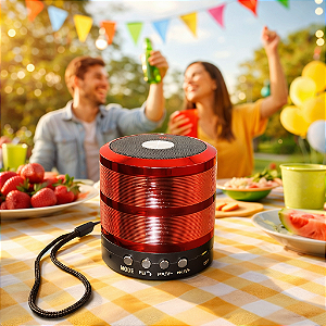 Caixa de Som Sem Fio Portatil