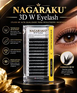 Cilios Nagaraku 3D W Shape Eyelashes - 0.07 L