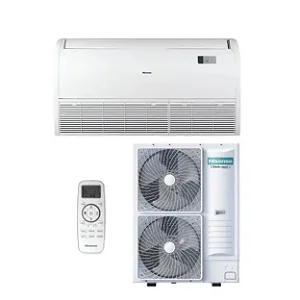 Ar-Condicionado Hisense Piso Teto Inverter 36000 Btus Frio R-32 220v AUW-36T4RKC / AUV-36TR4RKCAE