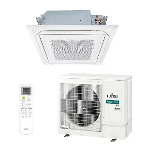 Ar Condicionado Inverter Fujitsu Cassete 4 Vias 35000 Btus Quente e Frio 220v R-32 AOBH36KBTB/ABBH36KRTA