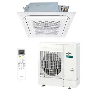 Ar Condicionado Inverter Fujitsu Cassete 4 Vias 45000 Btus Quente e Frio 220v R-32 AOBH45KBTB/AUBA54LCL