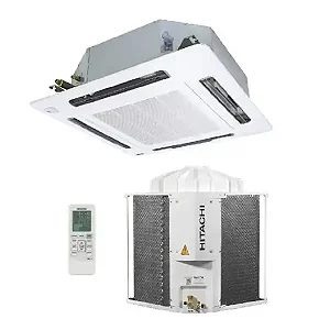 Ar Condionado Cassete 36000 BTUs Hitachi Frio RCI36J3P/ RAP36J3F