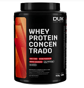 Whey Protein Concentrado Pote 900g Dux Human Health
