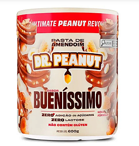 Pasta De Amendoim Com Whey Protein 600g Dr Peanut
