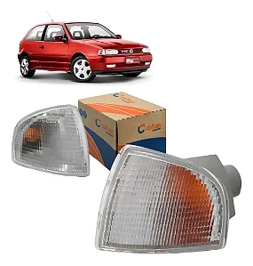 Par Pisca Seta Gol Parati Saveiro G2 95-99 Cofran Cristal Encaixe Cibie