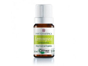 ÓLEO ES LEMON GRASS ORGÂNICO 10ML - PHYTOTERÁPICA