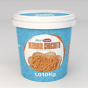 PASTA DE AMENDOIM INTEGRAL CROCANTE 1.010KG MANICREM