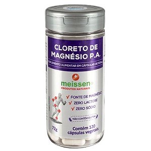 CLORETO DE MAGNÉSIO PA - 120CAP - MEISSEN