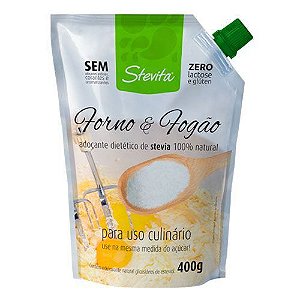 ADOÇANTE STEVIA - FORNO E FOGÃO - 400G - STEVITA