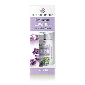 ÓLEO ESSECIAL AEROSSOL LAVANDA - 15 ML - PHYTOTERÁPICA