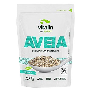AVEIA FLOCOS FINOS SEM GLUTEN 200G VITALIN