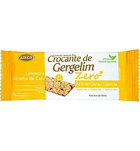 CROCANTE DE GERGELIM ZERO LINHAÇA/CAST CAJU - 10G - AIRON