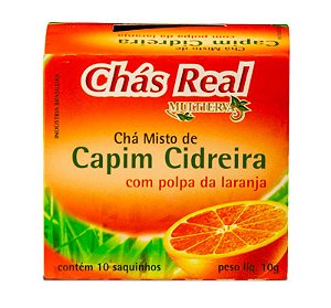 CHÁ MISTO CAPIM CIDREIRA C/ LARANJA- 10G - REAL