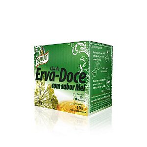 CHÁ ERVA DOCE COM MEL 10 SACHES - 13G- BARÃO  COTEGIPE