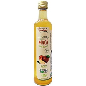 VINAGRE DE MAÇÃ ORGÃNICO - 500ML - SÃO ROQUE