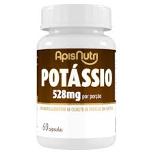 POTÁSSIO- 60CÁPS 528MG- APSNUTRI