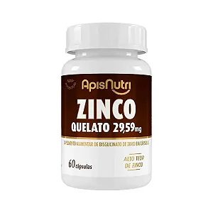 ZINCO QUELATO - 60CAP. - 29,59MG - APISNUTRI