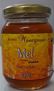 MEL POTE 330G - SILVESTRE - APIARIO MENEGASSO