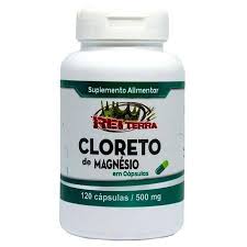 CLORETO DE MAGNESIO P.A. - 120CAPS DE 500MG - REI TERRA
