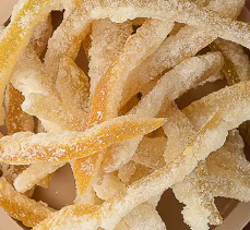 LARANJA CRISTALIZADA TIRAS 100G