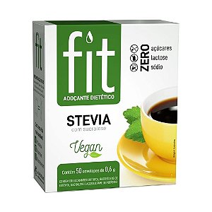 ADOÇANTE SUCRALOSE STEVIA -50 ENV 0,6G- FIT