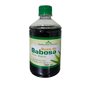 SUCO DE BABOSA ALOE VERA - 500ML - NATURAL PLANTS