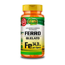 FERRO QUELATO - 60CAP 14MG - UNILIFE