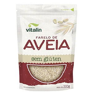 FARELO DE AVEIA INTEGRAL 200G VITALIN