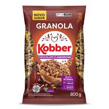 GRANOLA CHOCOLATE E AMENDOIM - 800G - KOBBER