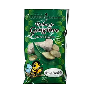 BALAS DE GENGIBRE GUACO E MEL - AMATUVIDA
